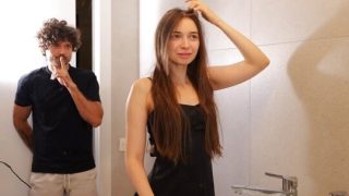 Порвал на русской подруге колготки чтобы трахнуть